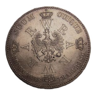 Prussia 1 thaler, 1861 (2)