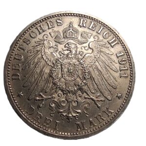Німецька імперія 3 марки, 1911 (2)