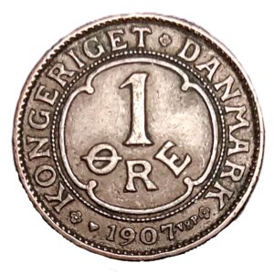 1 Øre coin from Denmark
