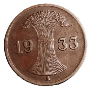 1 REICHSPFENNIG 1933 A REPUBLIKA WEIMARSKA (2)