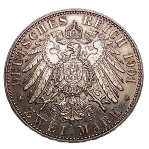 2 Mark German Empire coin from 1901 (2)