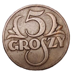 5 groszy z 1938 roku