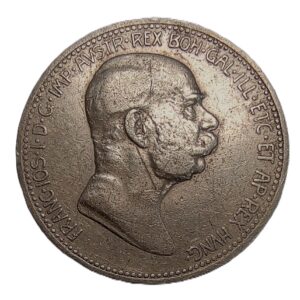 Austria 1 corona, 1908 (2)