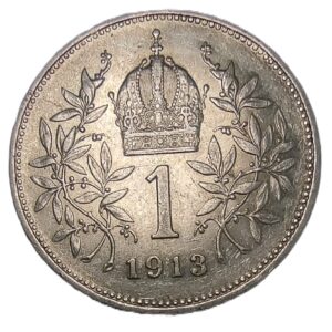 Austria 1 corona, 1913 (2)