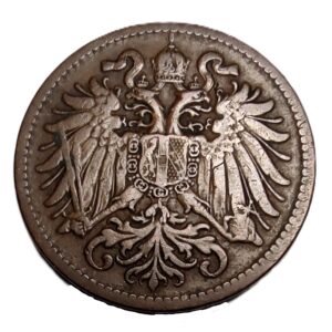 Coin, Austria, 2 Heller, 1902