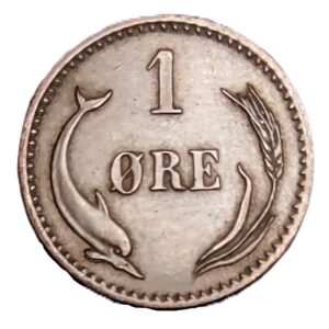 Denmark 1 öre, 1894