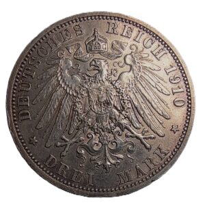 German Empire 3 mark, 1910 (3)