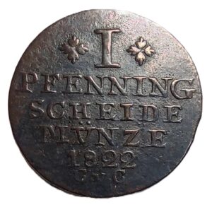 I PFENNING SCHEIDE MÜNZE