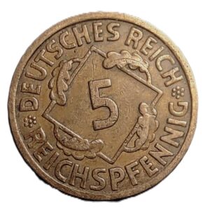 Niemcy 5 reichsfenigów, 1935 (2)