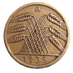 Niemcy 5 reichsfenigów, 1935