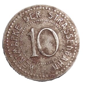 Niemcy (pieniądz zastępczy) 10 fenigów, ND (1920)