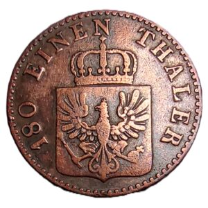 Prussia 2 pfennig, 1849 (3)