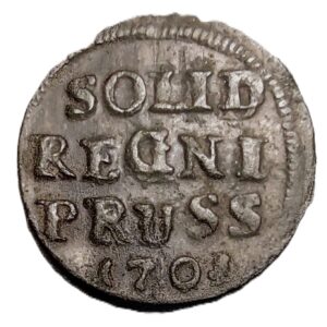 Prusy 1 szyling, 1701 (2)