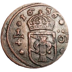 Sweden 1 4 Ore 1636