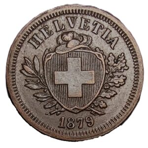 Switzerland 1 rappen, 1879