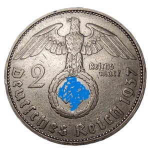 Third Reich 2 reichsmark, 1936 1939 (2)