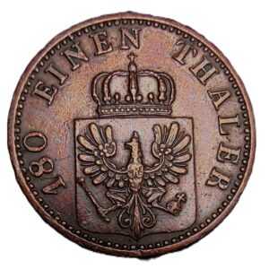 Prusy 2 fenigi, 1870