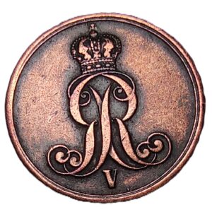 Hannover 1 pfennig, 1856 (2)