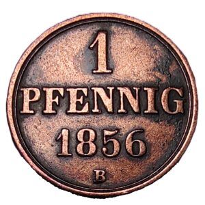 Hannover 1 pfennig, 1856